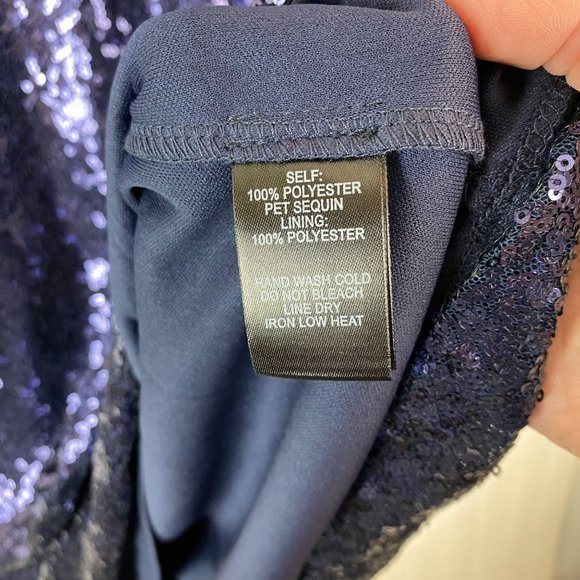 Lulus sequin dress‎ size small NWT purple blue - Picture 3 of 6